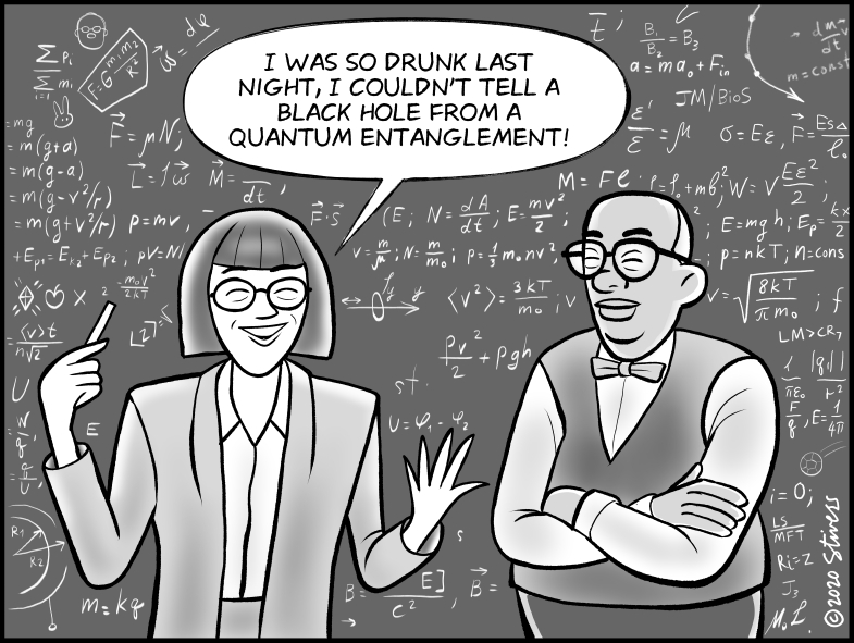 Drunk astrophysicists